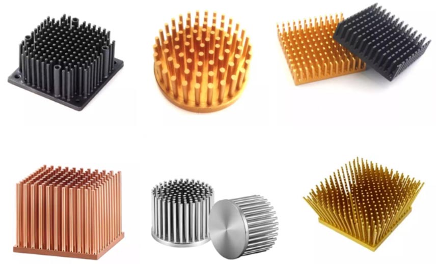 Pasgemaakte Koue Gesmede Pin Fin Heat Sink