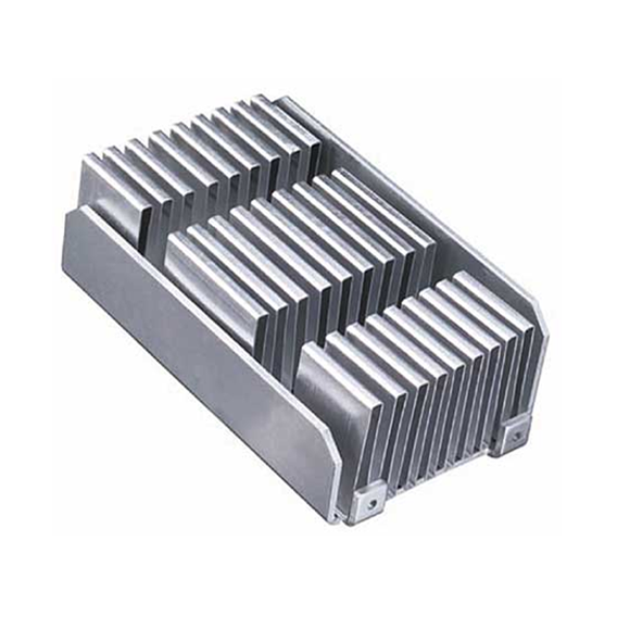 stamping folded fin heat sink