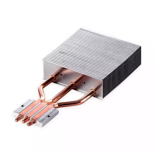 factory custom  copper heatpipe and aluminum fins heat sink