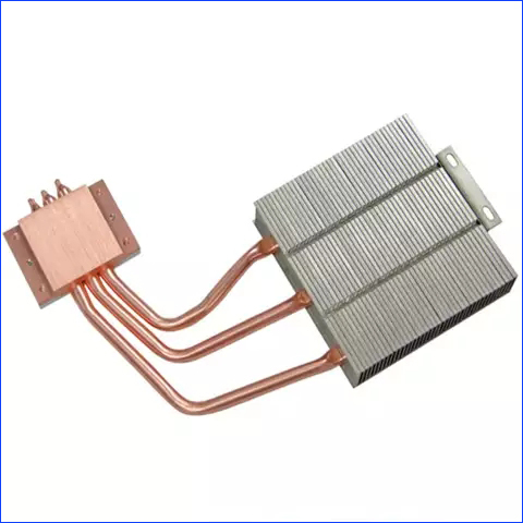 heatpipe server equipment zipper fin heat sink