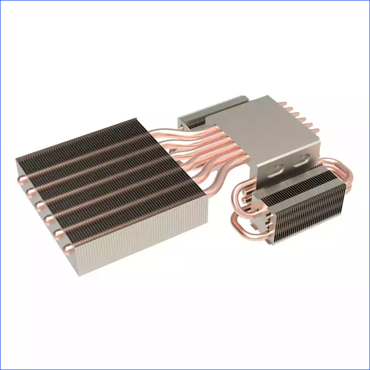 stage lamp heat pipe radiator, LED copper aluminum radiator 1